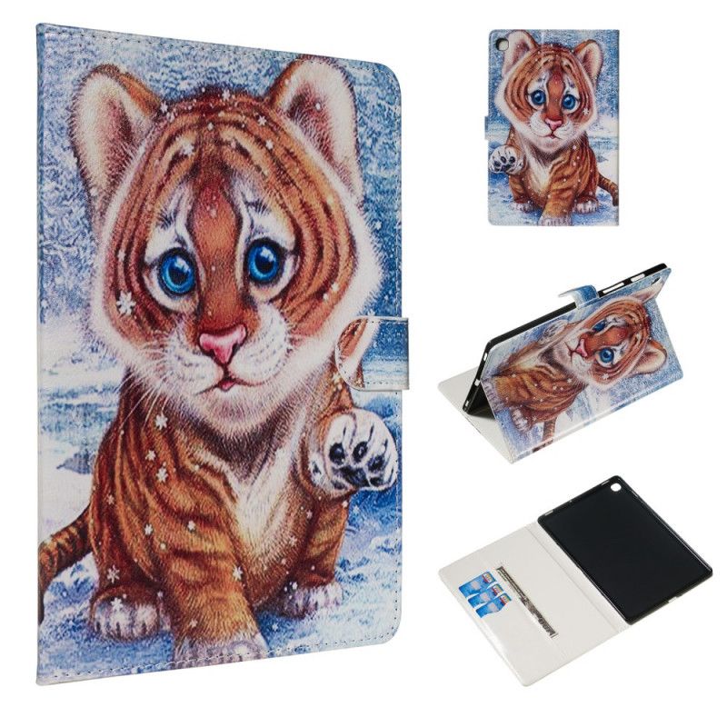 Housse Samsung Galaxy Tab S5e Mignon Tigre