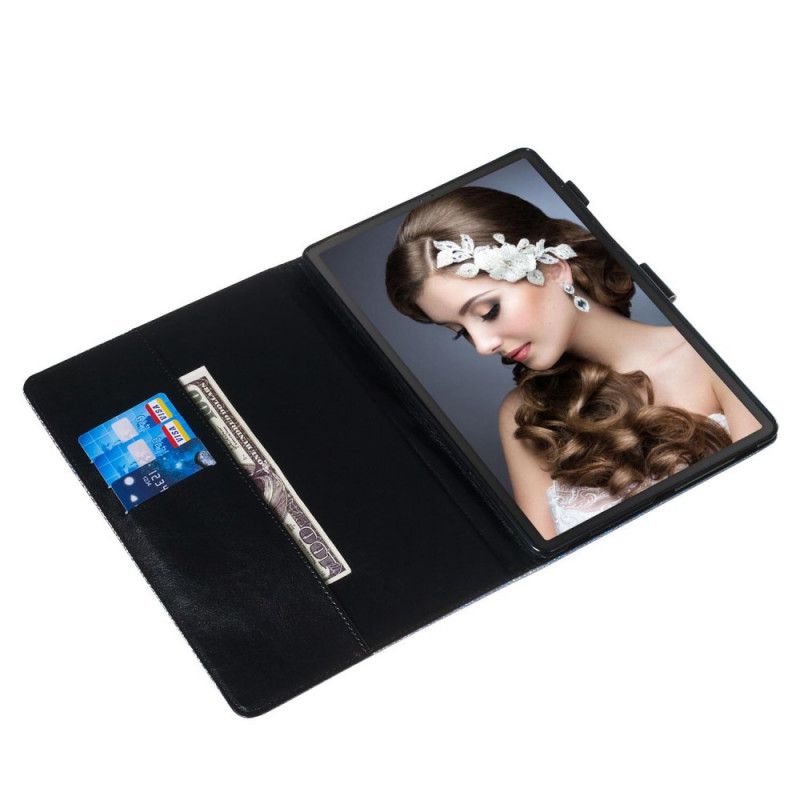 Housse Samsung Galaxy Tab S5e Panda Paillettes