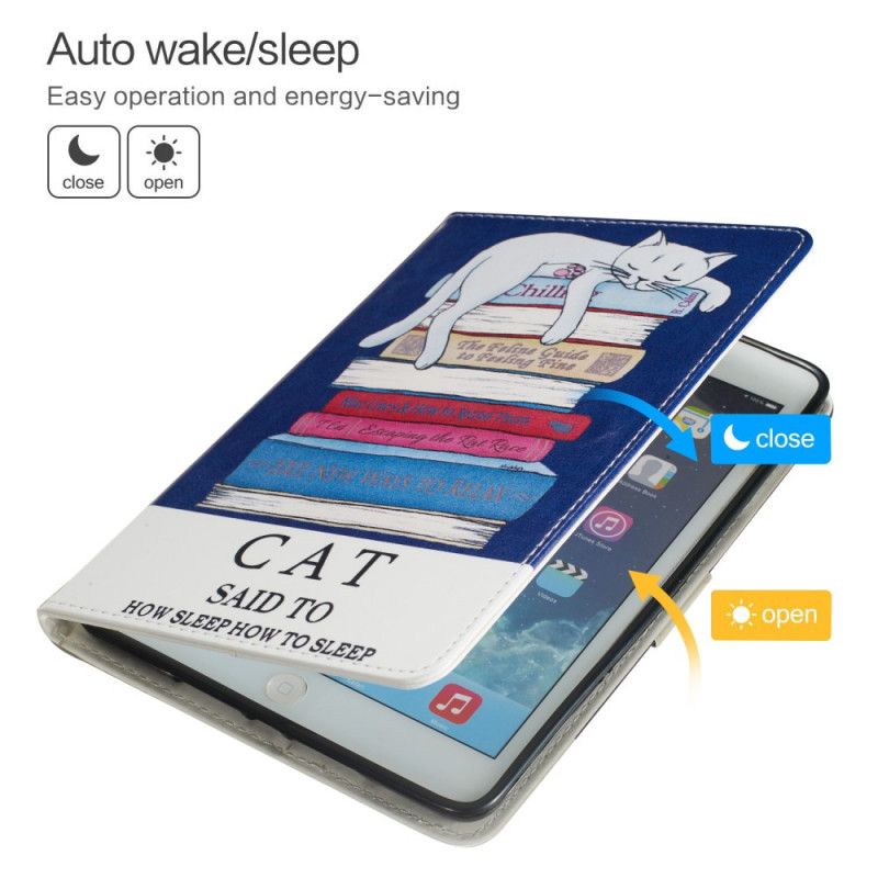 Housse Samsung Galaxy Tab S5e Sleeping Cat