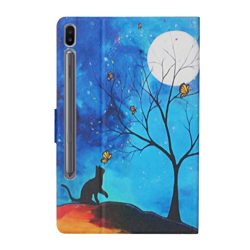 Housse Samsung Galaxy Tab S6 Arbre À La Lune Et Au Soleil