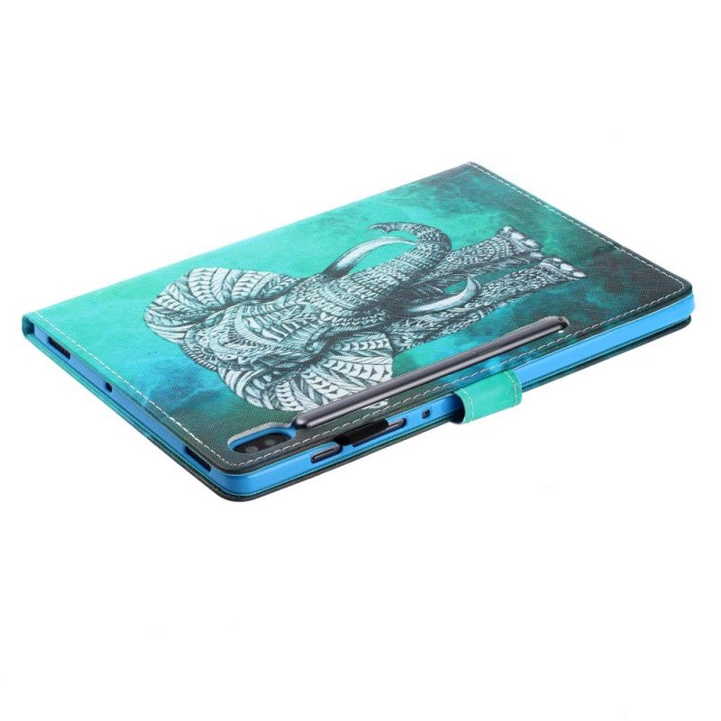 Housse Samsung Galaxy Tab S6 Éléphant Tribal