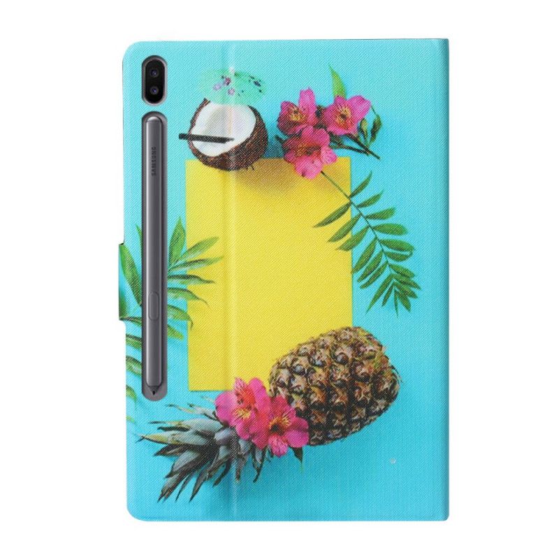 Housse Samsung Galaxy Tab S6 Fruits Exotiques