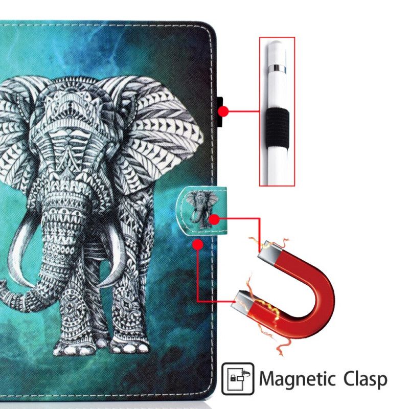 Housse Samsung Galaxy Tab S6 Lite Éléphant Tribal