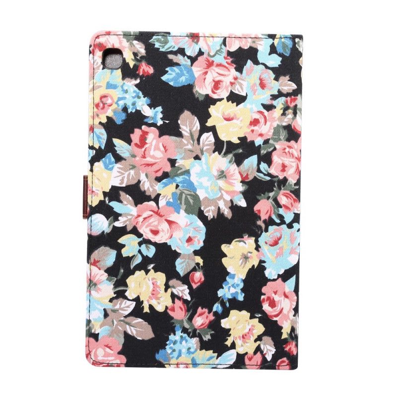 Housse Samsung Galaxy Tab S6 Lite Fleurs Liberty