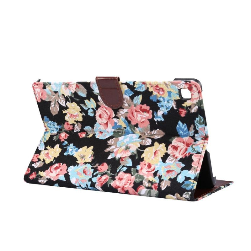 Housse Samsung Galaxy Tab S6 Lite Fleurs Liberty