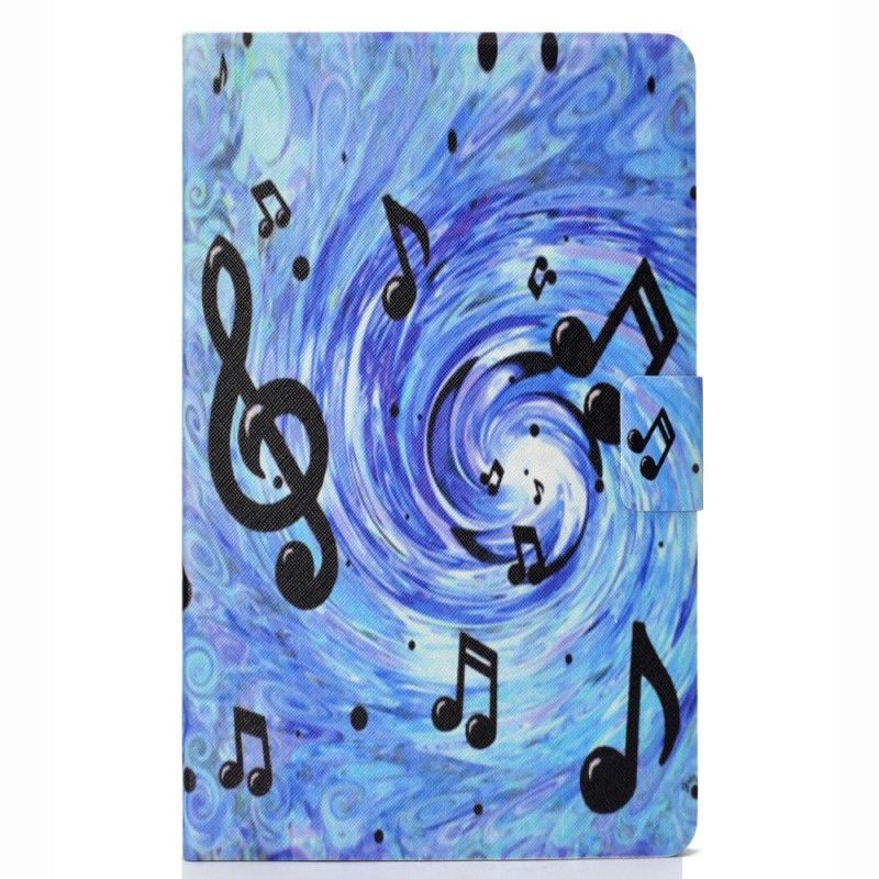Housse Samsung Galaxy Tab S6 Lite Notes De Musique