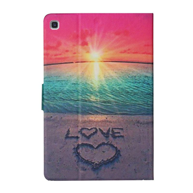 Housse Samsung Galaxy Tab S6 Lite Sunset Love