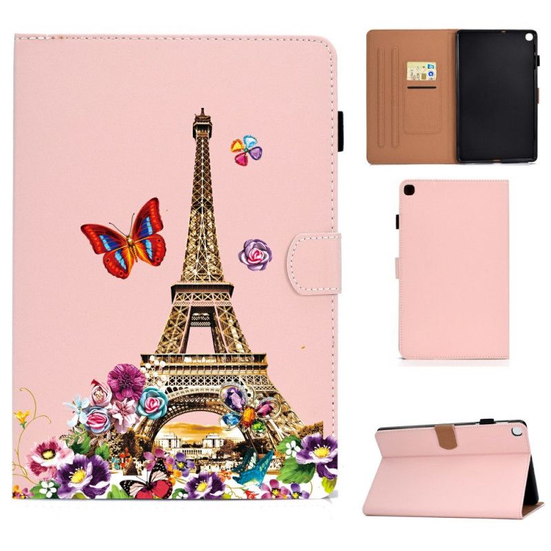 Housse Samsung Galaxy Tab S6 Lite Tour Eiffel En Été