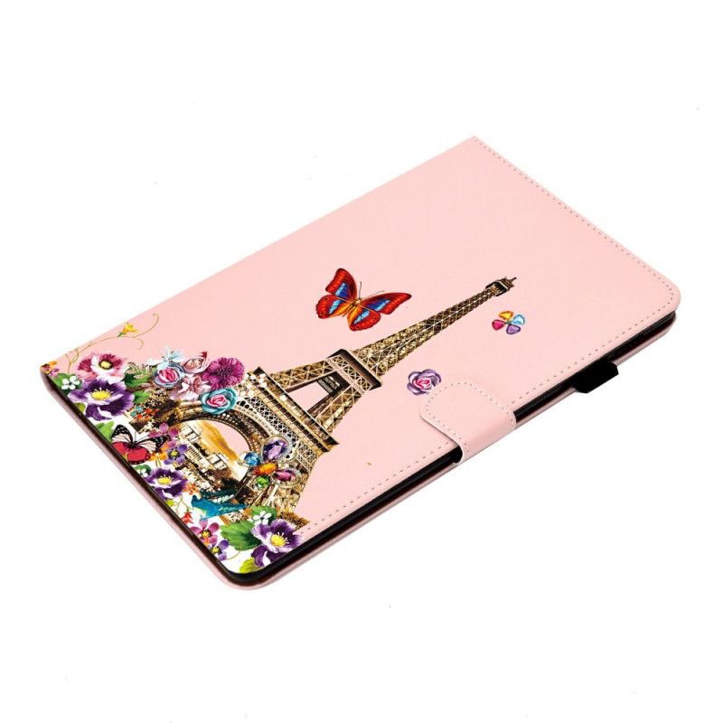 Housse Samsung Galaxy Tab S6 Lite Tour Eiffel En Été