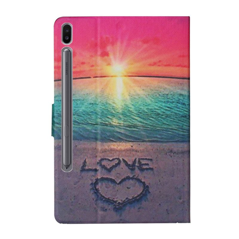 Housse Samsung Galaxy Tab S6 Sunset Love