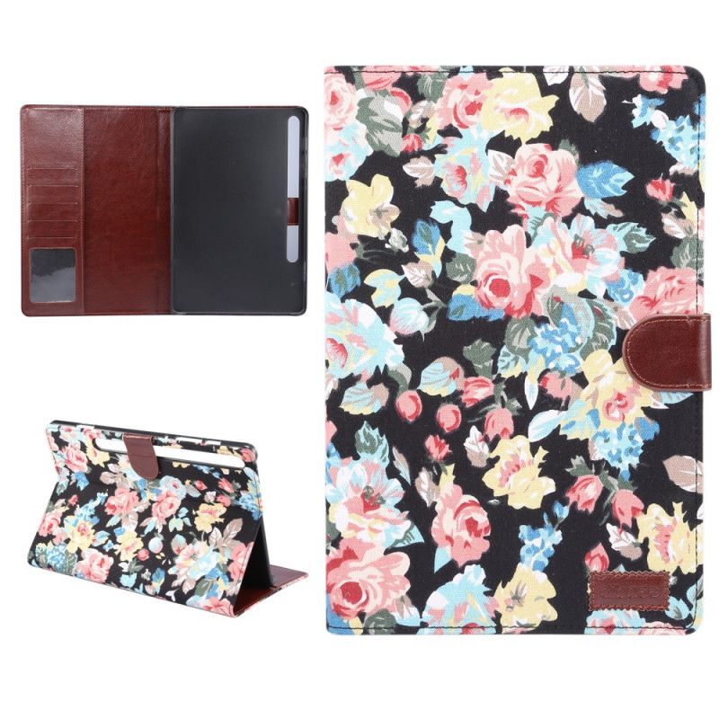 Housse Samsung Galaxy Tab S7 Fleurs Liberty