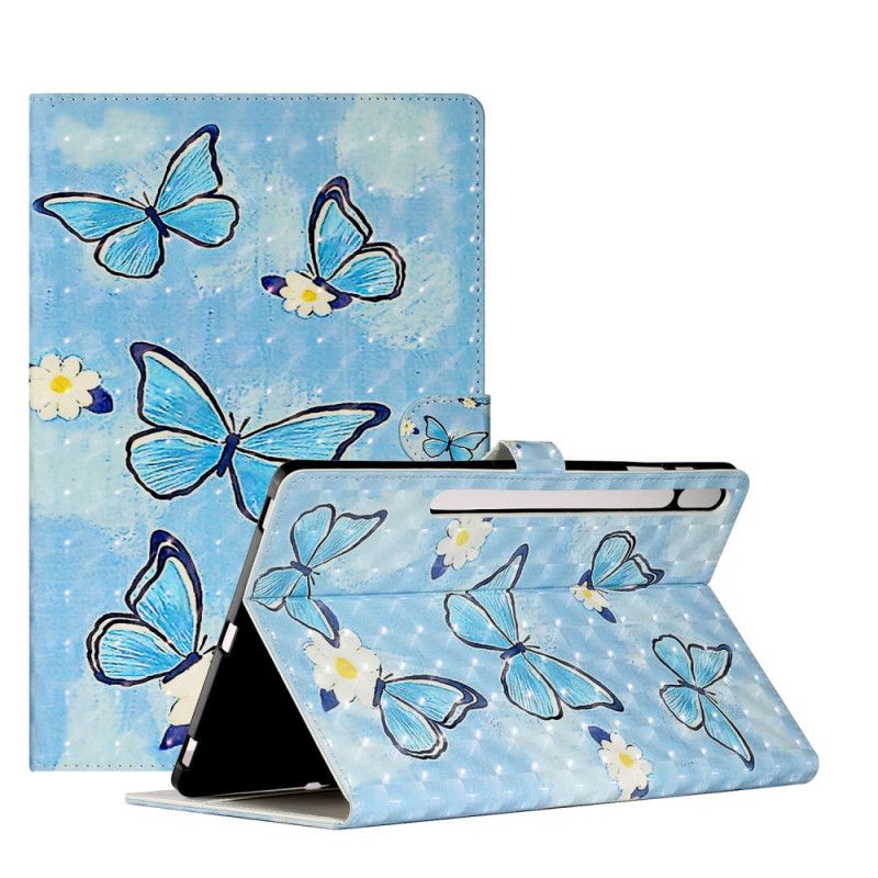 Housse Samsung Galaxy Tab S7 Plus Féérie Papillons