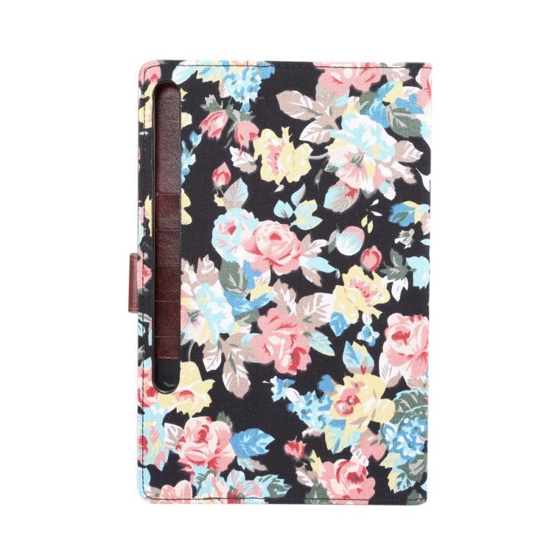 Housse Samsung Galaxy Tab S7 Plus Fleurs Liberty