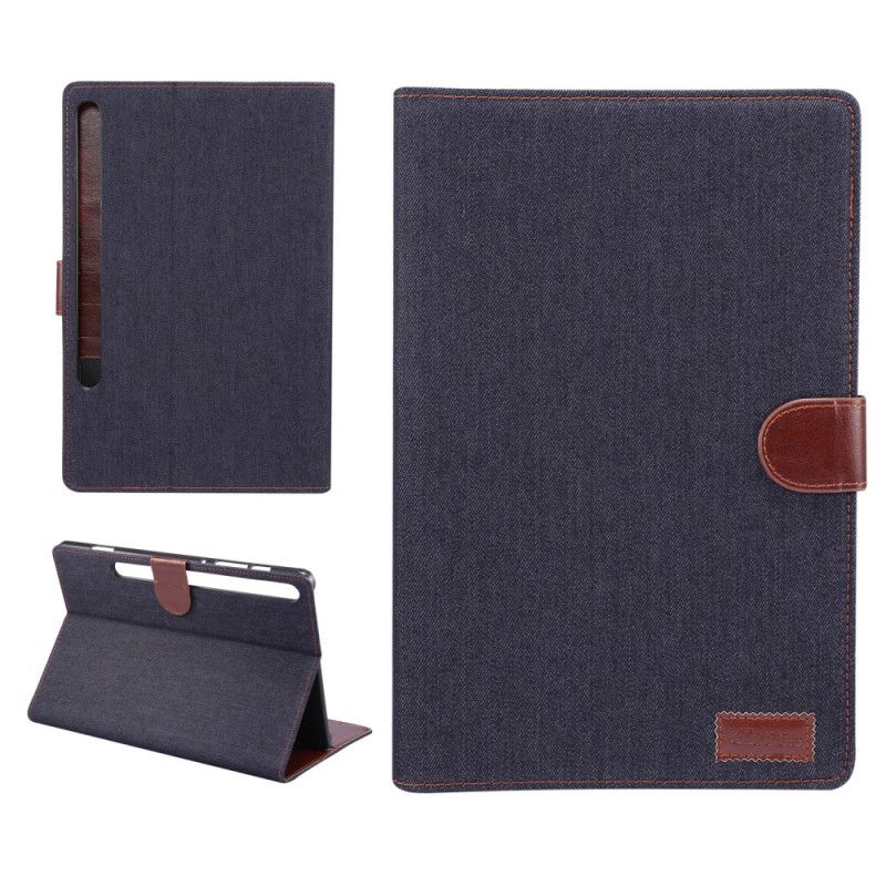 Housse Samsung Galaxy Tab S7 Plus Jeans