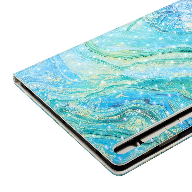 Housse Samsung Galaxy Tab S7 Plus Vague Verte