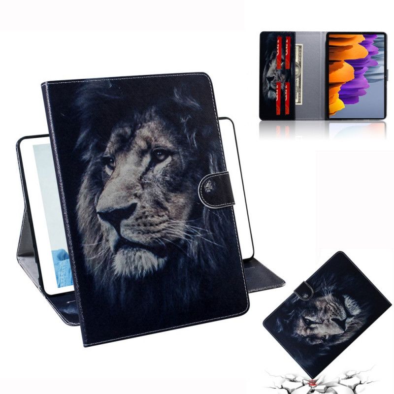 Housse Samsung Galaxy Tab S7 Tête De Lion