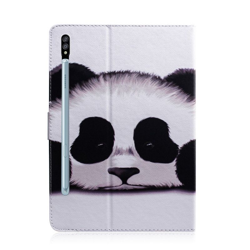 Housse Samsung Galaxy Tab S7 Tête De Panda