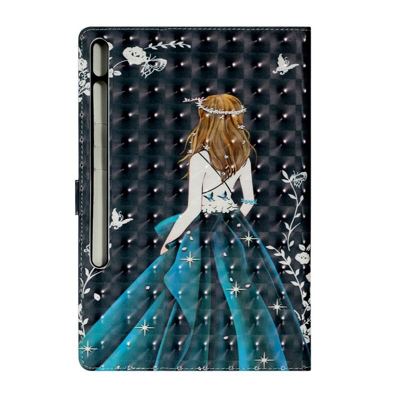 Housse Samsung Galaxy Tab S8 Plus / S7 Plus Jeune Fille