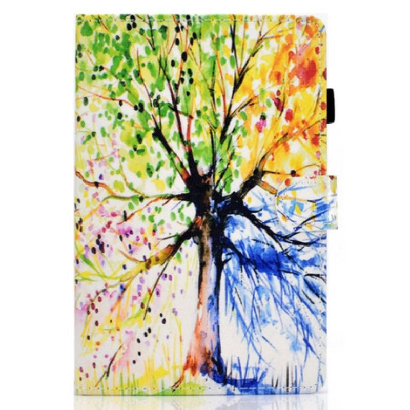 Housse Samsung Galaxy Tab S8 / Tab S7 Arbre Aquarelle