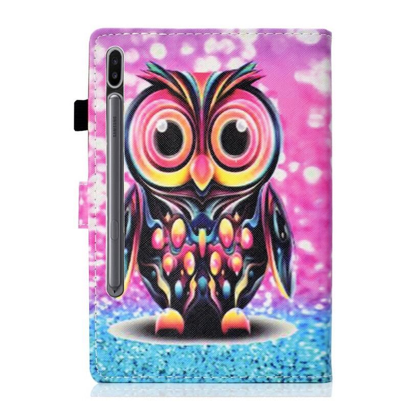 Housse Samsung Galaxy Tab S8 / Tab S7 Hibou Éclaté