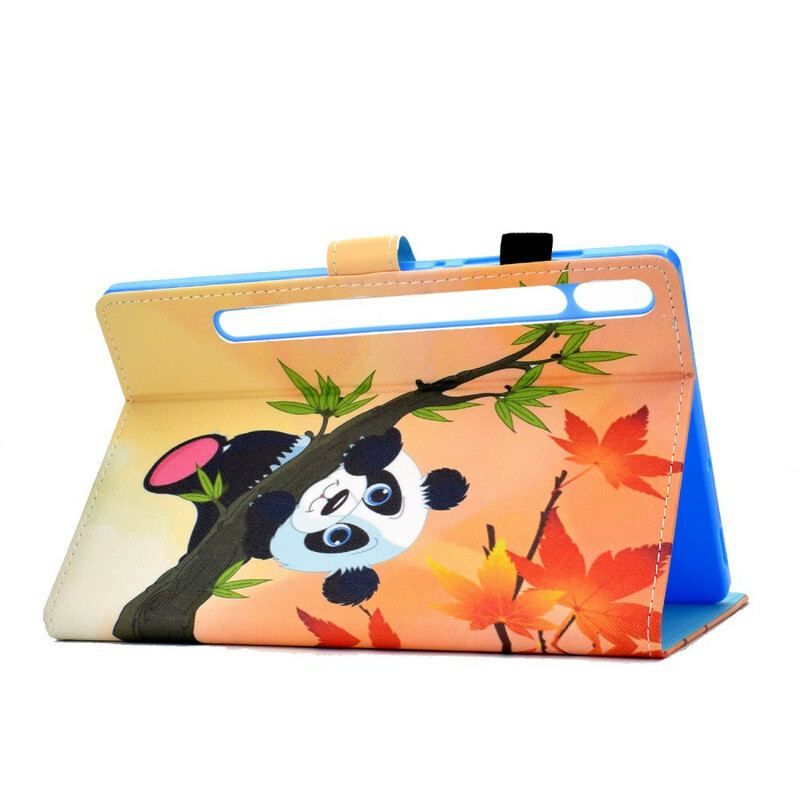 Housse Samsung Galaxy Tab S8 / Tab S7 Mignon Panda