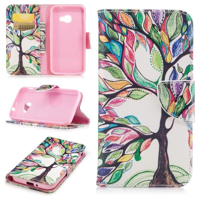 Étui Housse Samsung Galaxy Xcover 4 Arbre Coloré