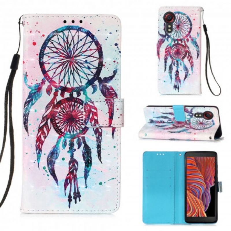 Housse Samsung Galaxy XCover 5 Attrape Rêves Aquarelle