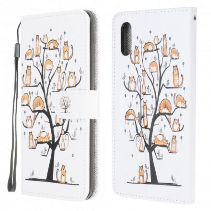 Housse Samsung Galaxy XCover 5 Funky Cats À Lanière