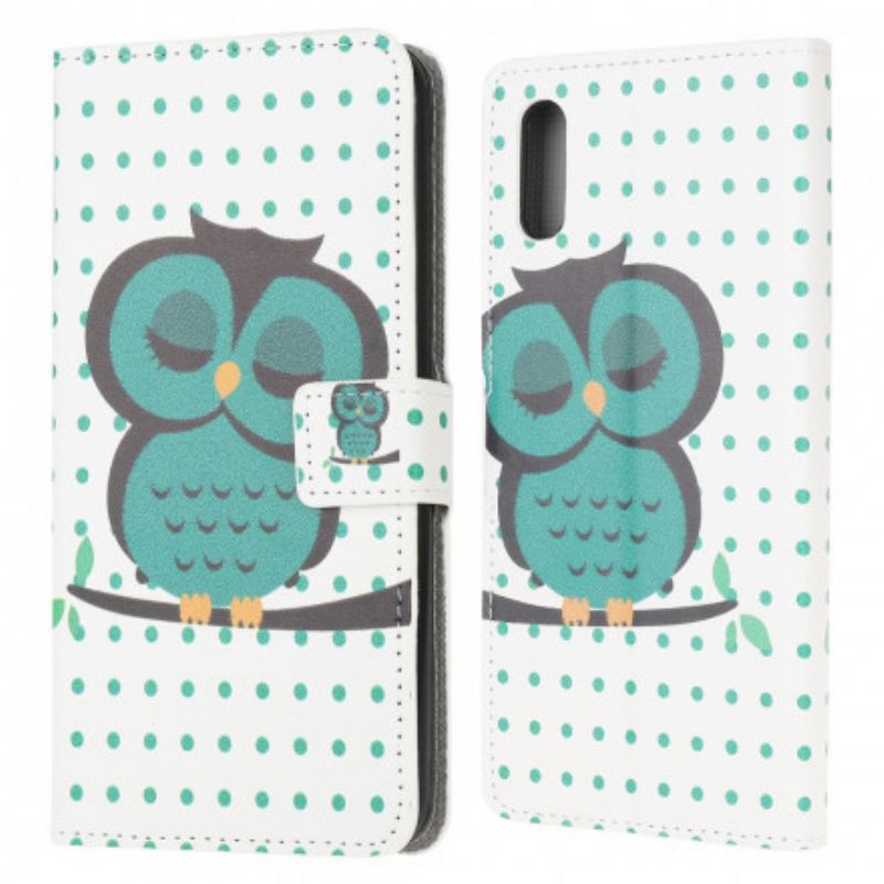 Housse Samsung Galaxy XCover 5 Hibou Endormi