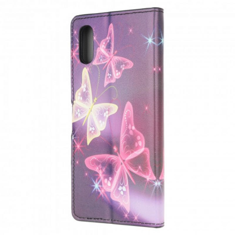 Housse Samsung Galaxy XCover 5 Papillons Et Fleurs