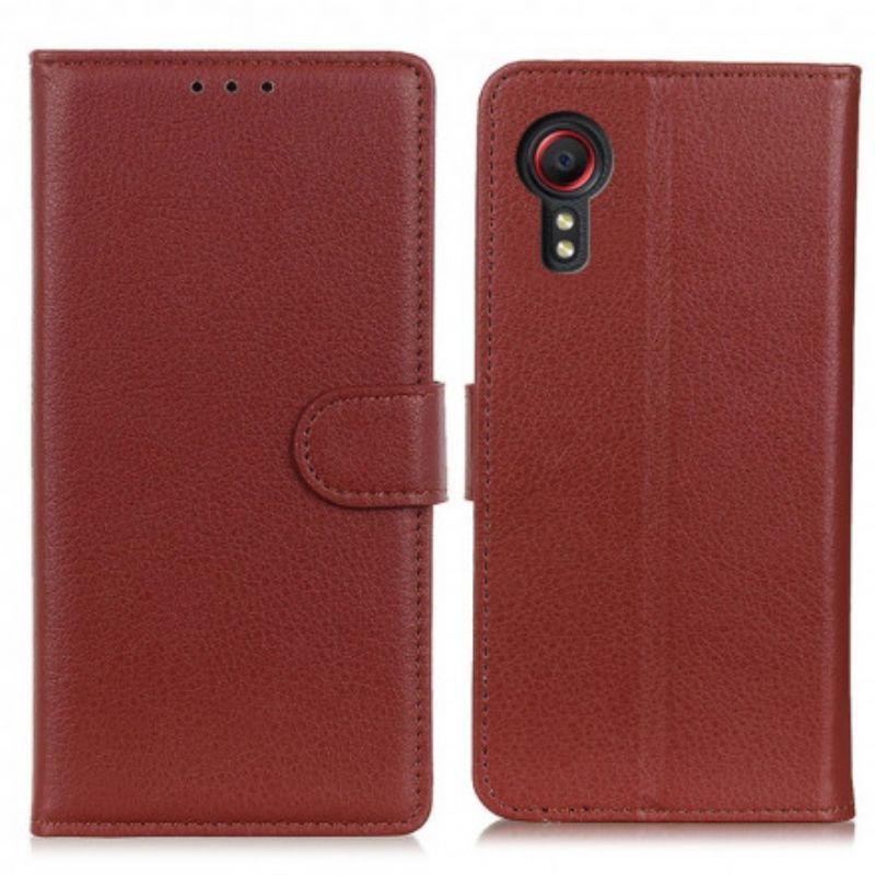 Housse Samsung Galaxy XCover 5 Simili Cuir Traditionnel