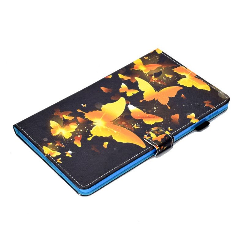 Housse Sasmung Galaxy Tab S6 Lite Papillons Uniques