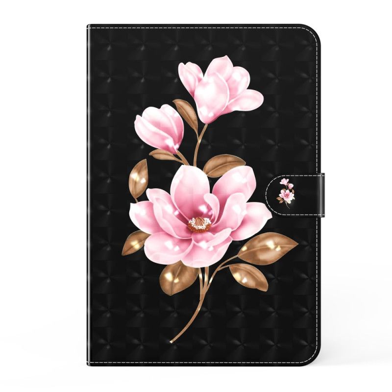 Housse Simili Cuir Samsung Galaxy Tab S7 Fleurs D'arbre