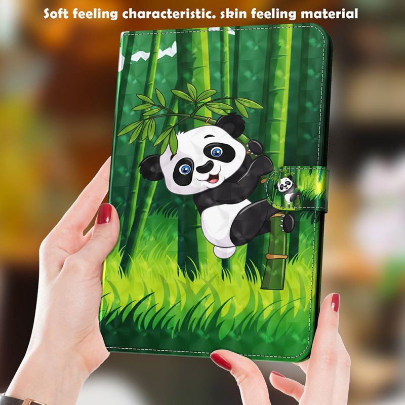 Étui Housse Simili Cuir Samsung Galaxy Tab S7 Panda