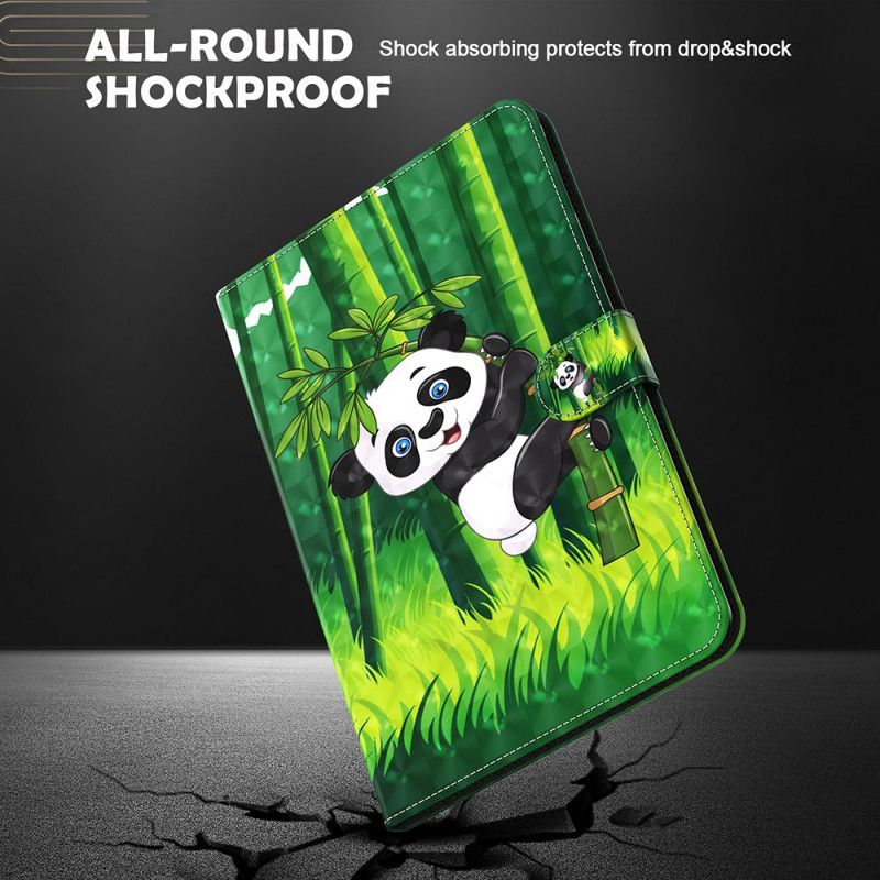 Étui Housse Simili Cuir Samsung Galaxy Tab S7 Panda