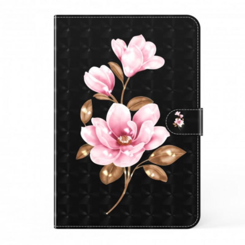 Housse Simili Cuir Samsung Galaxy Tab S8 / Tab S7 Fleurs D'Arbre