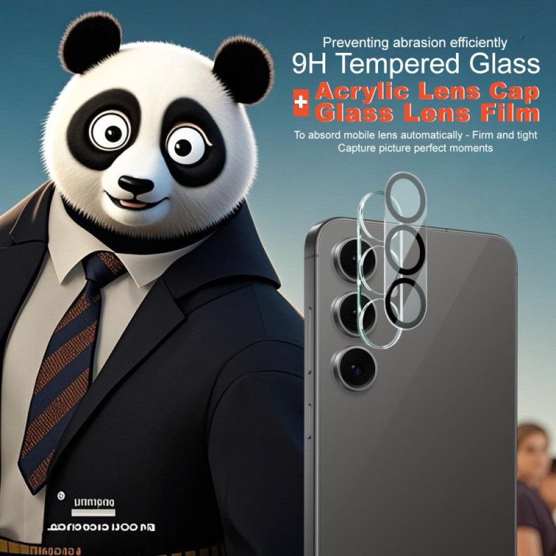 Lentille de Protection en Verre Trempé pour Samsung Galaxy S25 FE (Design Cercle Noir) IMAK