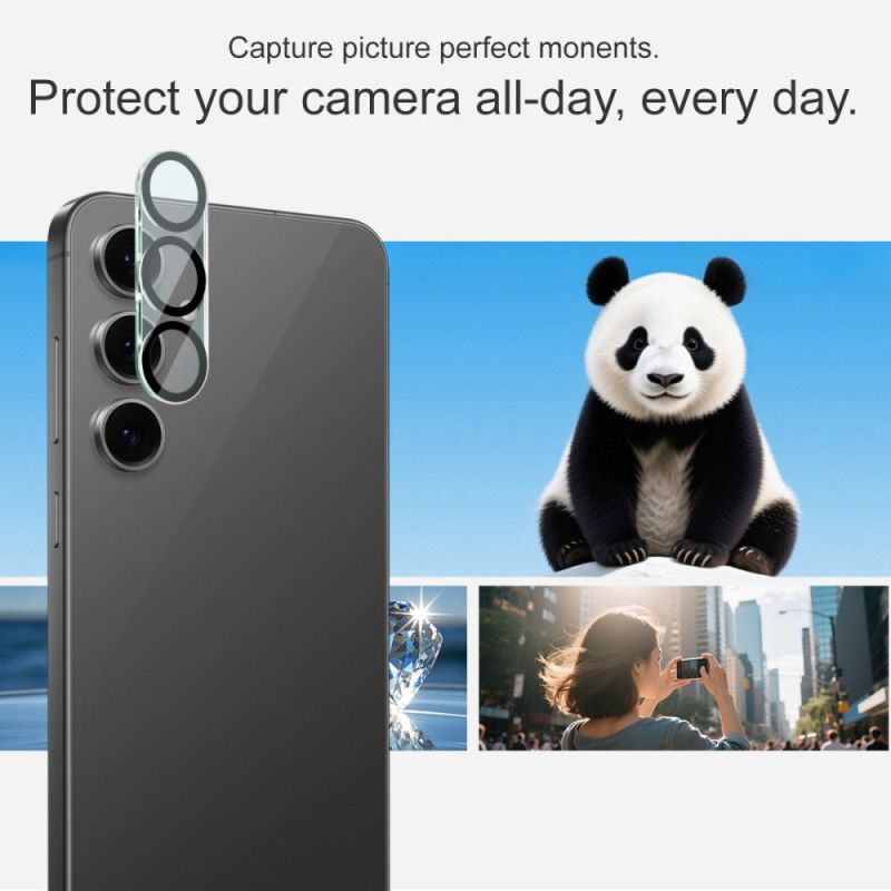 Lentille de Protection en Verre Trempé pour Samsung Galaxy S25 FE (Design Cercle Noir) IMAK