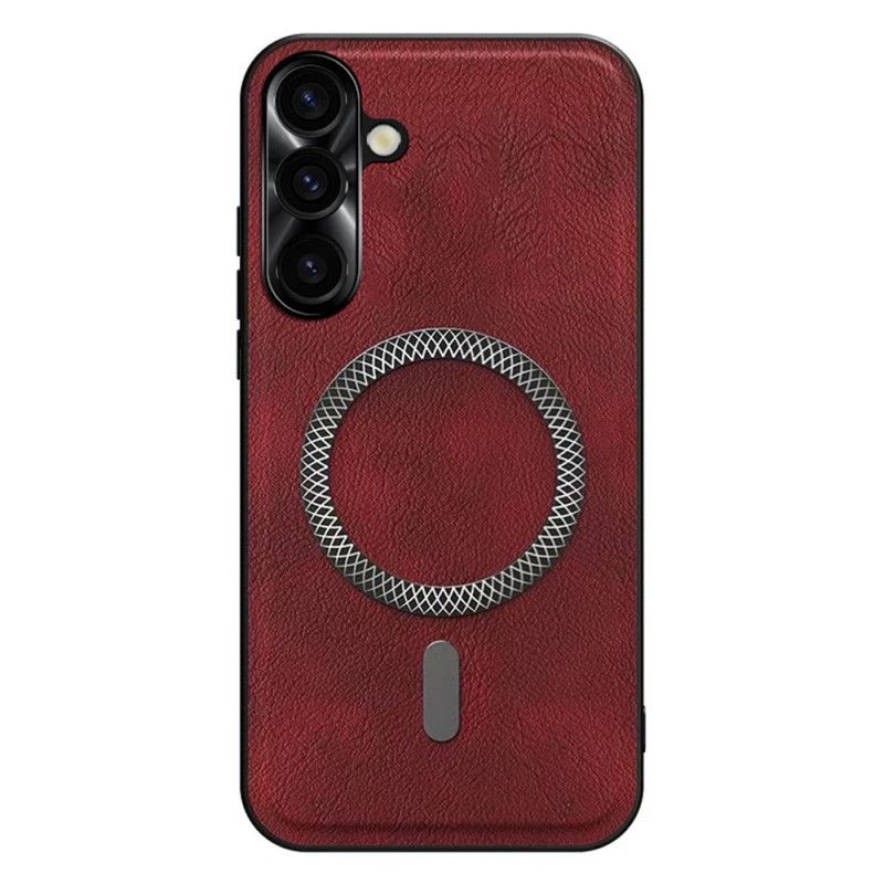 pour Samsung Galaxy S26 Cadre Métal pour Objectif Effet Cuir