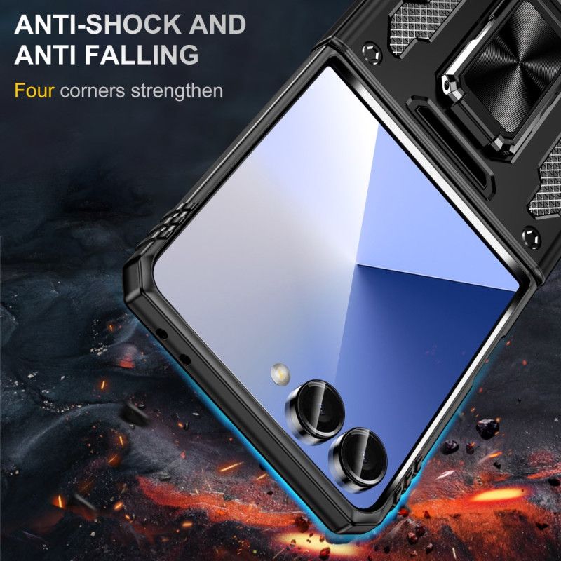 pour Samsung Galaxy Z Flip 7 Ultra Résistante Support et Protection d'Objectif
