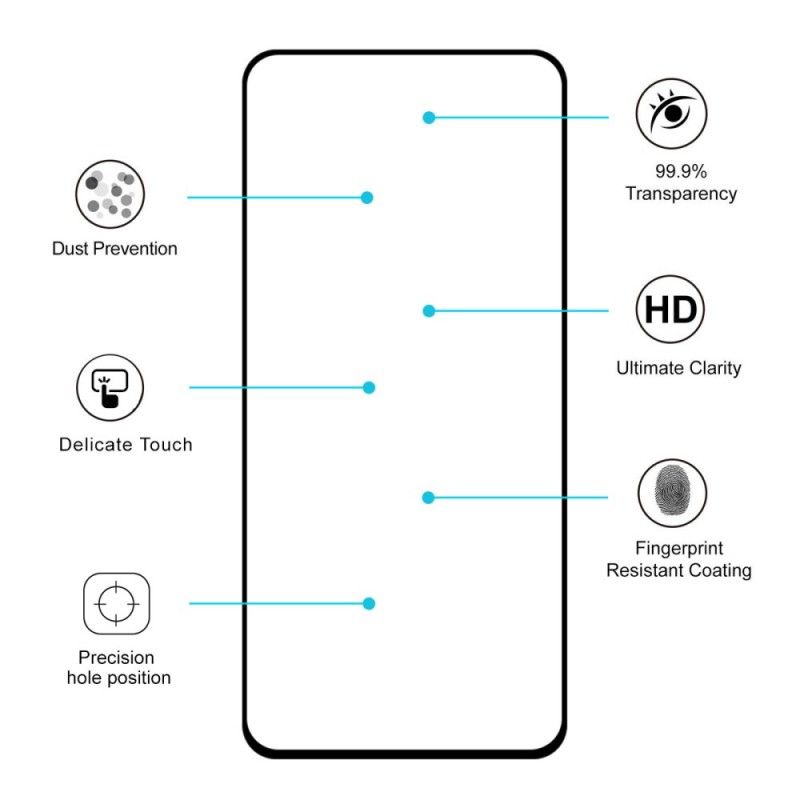 Protection En Verre Trempé Pour Samsung Galaxy A90 / A80 Hat Prince