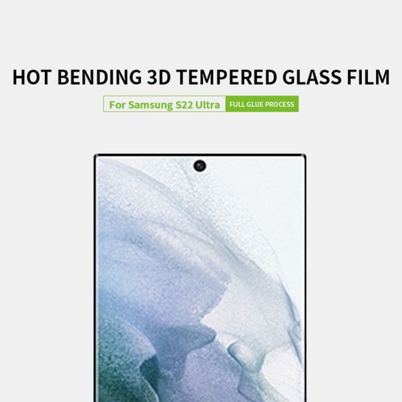 Protection en verre trempé pour Samsung Galaxy S22 Ultra 5G PINWUYO