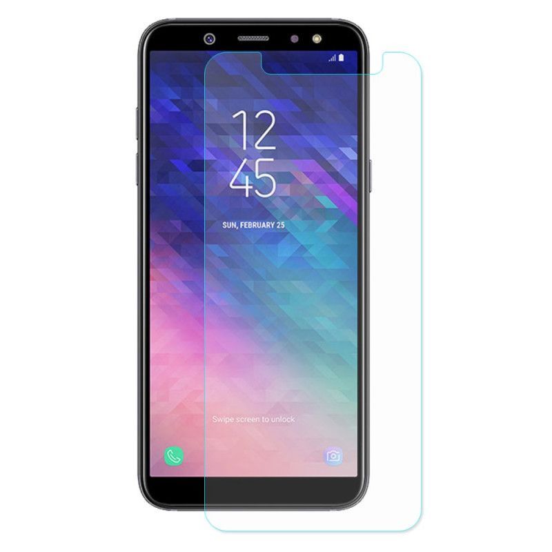 Protection Verre Trempé Pour L’écran Du Samsung Galaxy A6 Plus Enkay