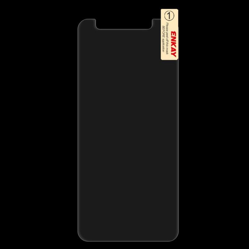 Protection Verre Trempé Pour L’écran Du Samsung Galaxy A6 Plus Enkay