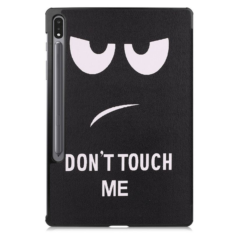 Smart Case Coque Pour Samsung Galaxy Tab S7 FE Porte-stylet Don't Touch Me