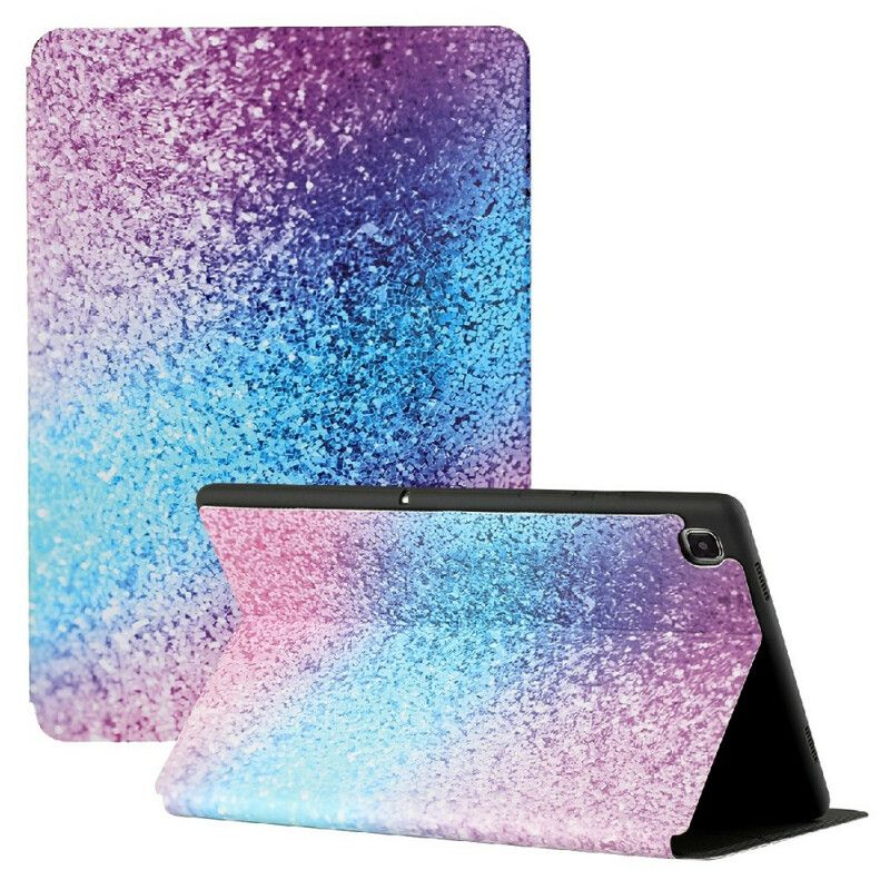 Smart Case Coque Samsung Galaxy Tab A7 Lite Deux Volets Fantaisie Paillettes