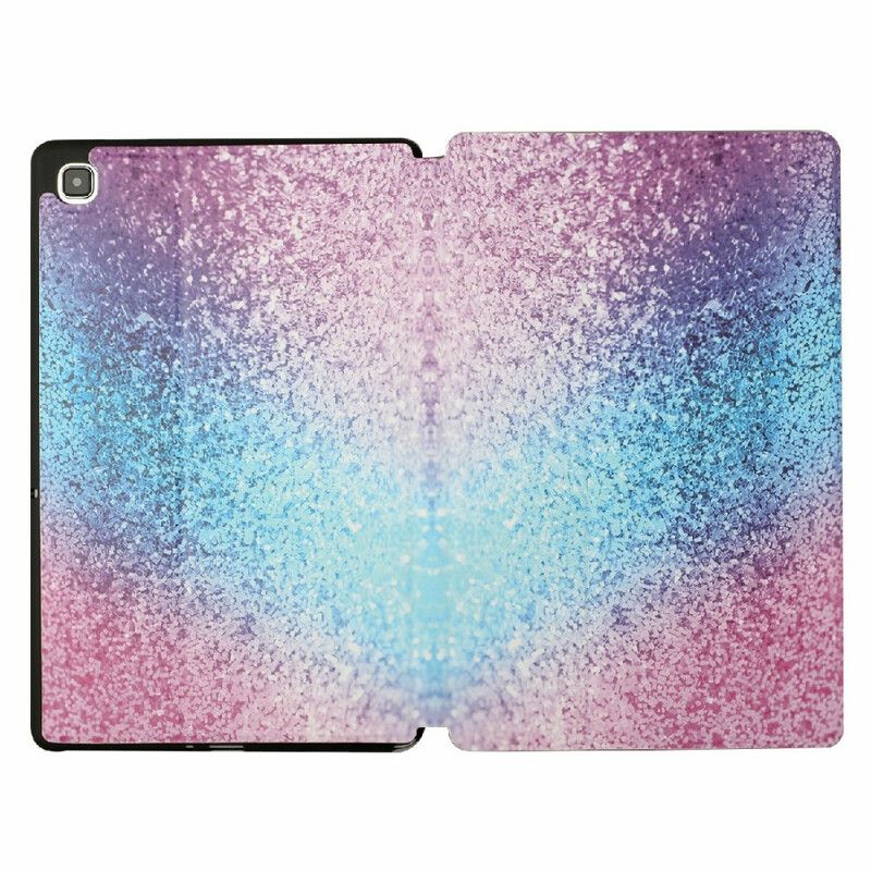 Smart Case Coque Samsung Galaxy Tab A7 Lite Deux Volets Fantaisie Paillettes