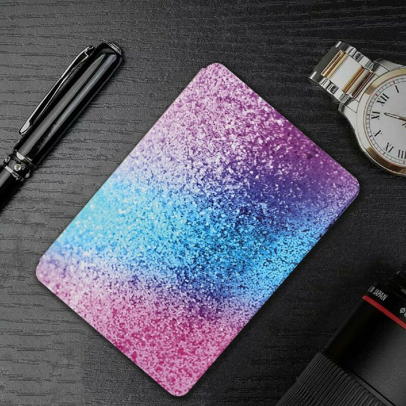 Smart Case Coque Samsung Galaxy Tab A7 Lite Deux Volets Fantaisie Paillettes