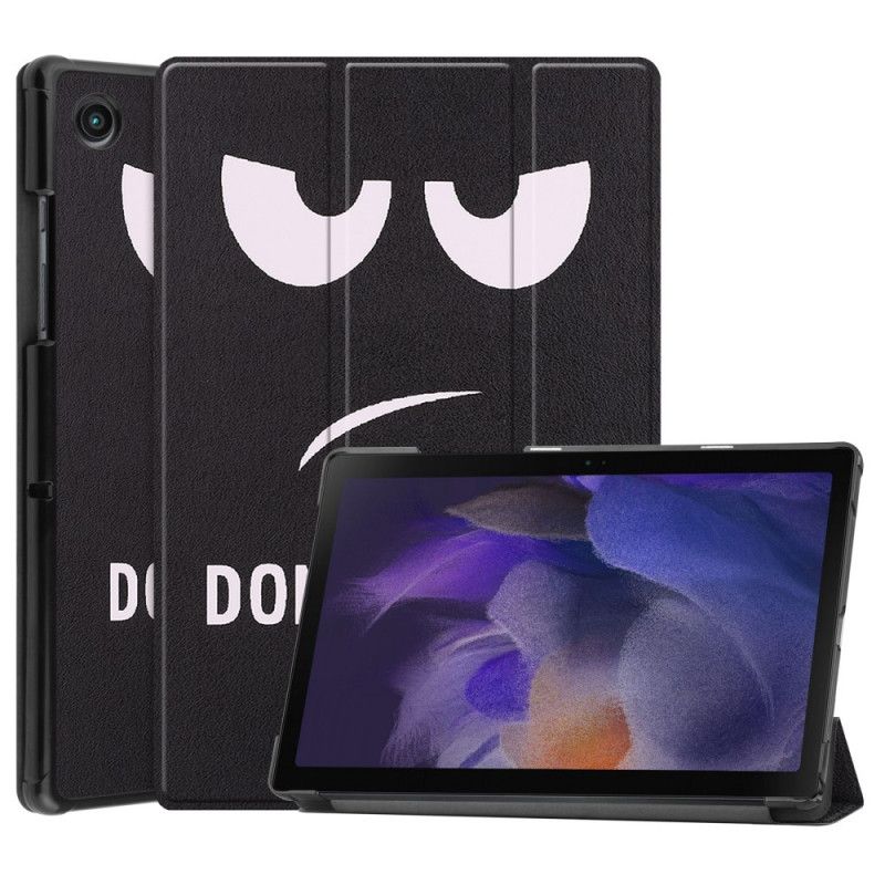 Smart Case Coque Samsung Galaxy Tab A8 (2021) Renforcée Don't Touch Me