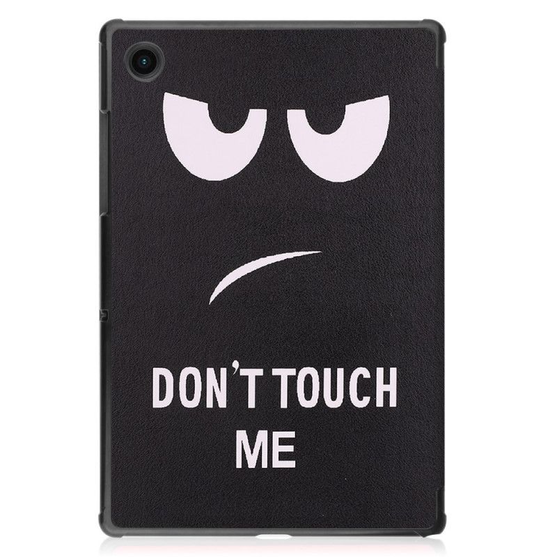 Smart Case Coque Samsung Galaxy Tab A8 (2021) Renforcée Don't Touch Me